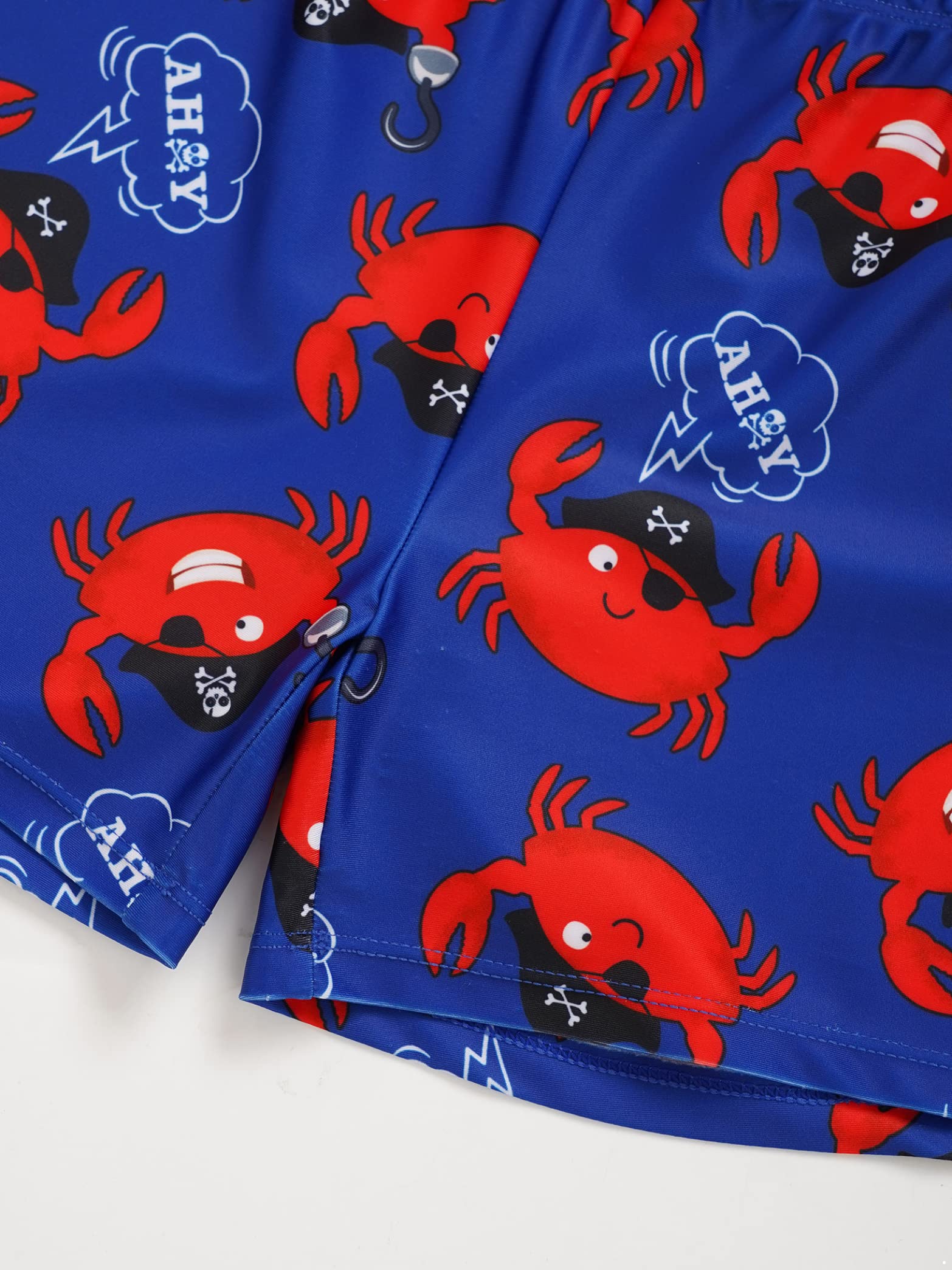 **Boys' 2-Piece Rash Guard Swim Set - Short Sleeve Swim Shirt & Trunks for Beach, Pool & Water Sports - UPF 50+ Sun Protection - Dark Blue - Size 10 Years**