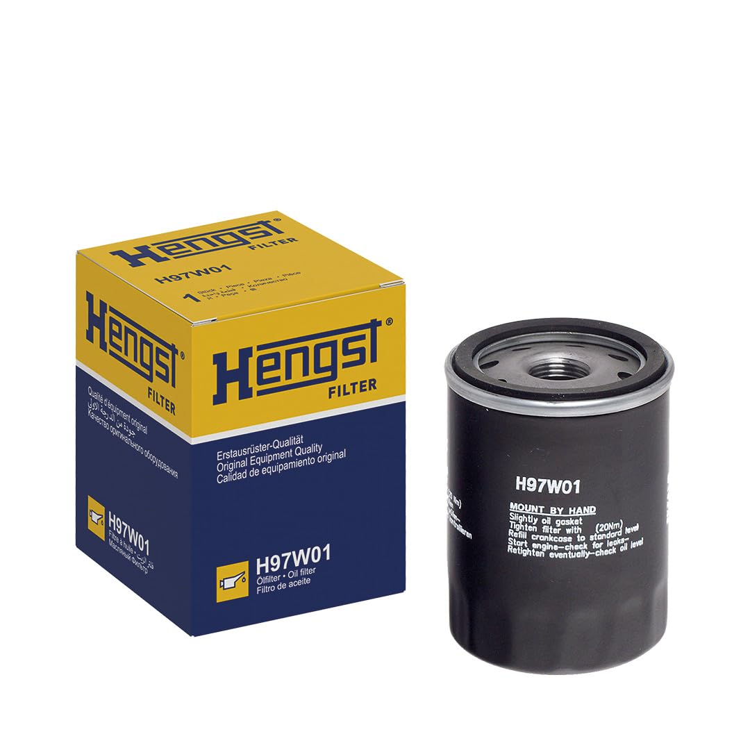 Hengst H97W01 Spin-On Oil Filter for Cars, Trucks & SUVs – High-Performance Engine Protection – Ideal for DIY Oil Changes & Automotive Maintenance