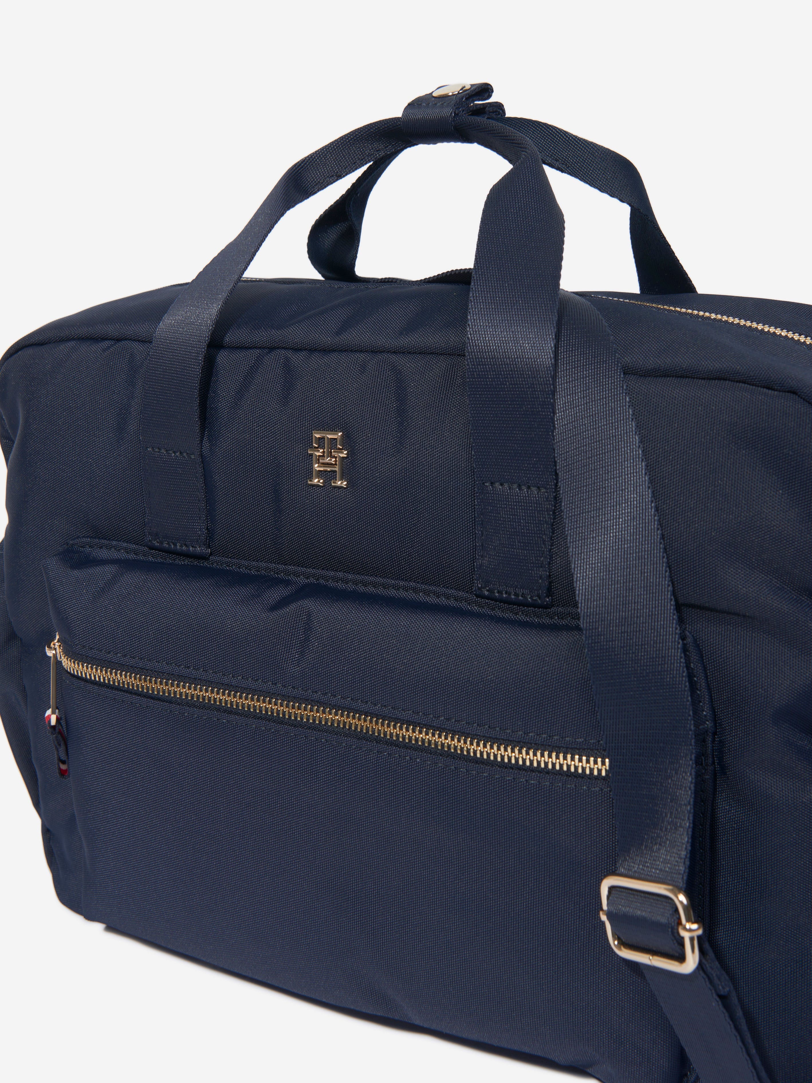 Premium Navy Baby Changing Bag - 37cm Diaper Backpack for Parents, Waterproof & Spacious with Insulated Bottle Pockets | Perfect for Travel, Daycare & On-the-Go Parenting