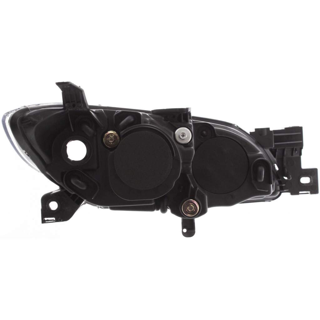 2004-2009 Mazda 3 Sedan Driver Side Headlight Assembly Replacement - Compatible with MA2518108 & BN8P-51-0L0D - Perfect for Night Driving & Foggy Conditions