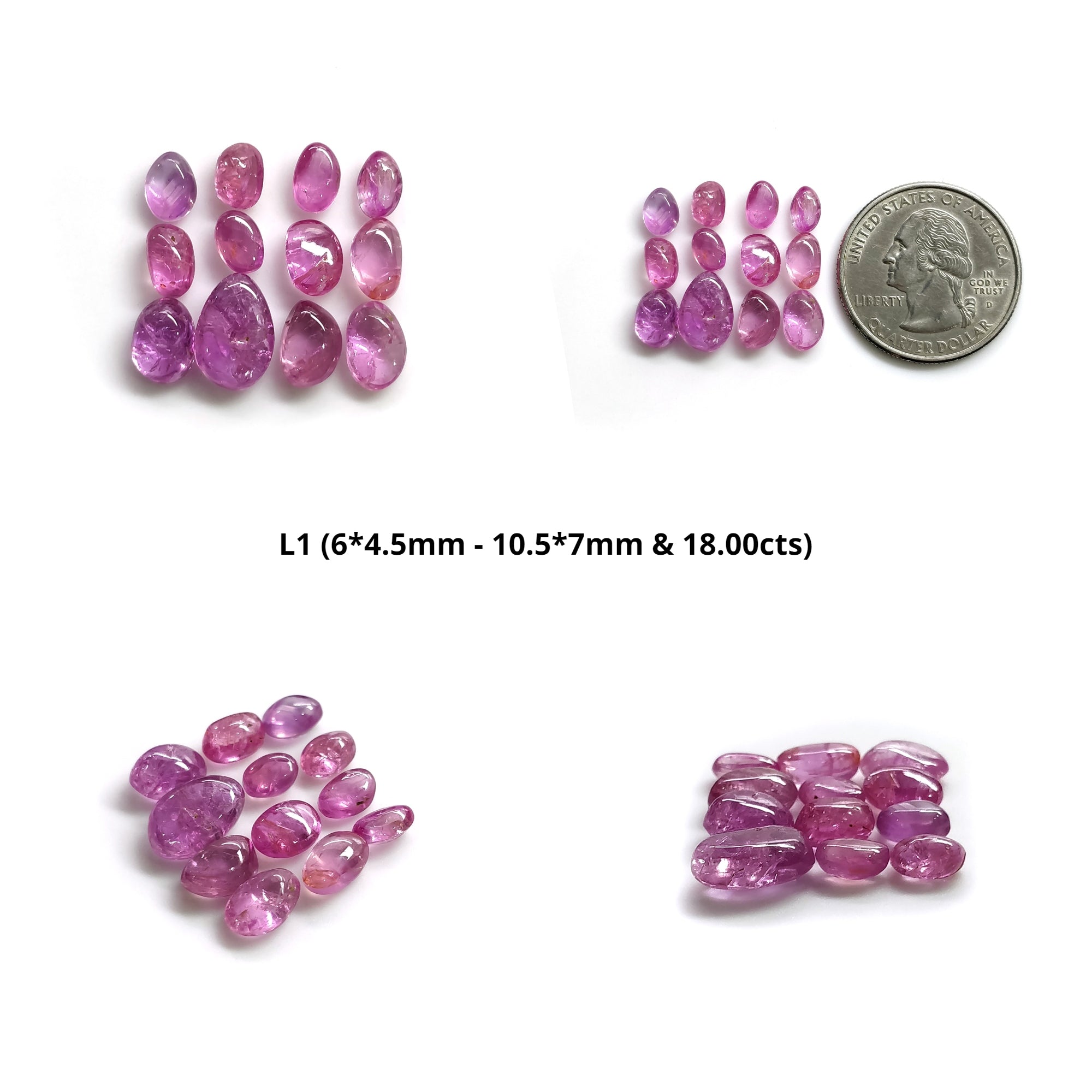 Natural Untreated Burmese Ruby Gemstone Cabochon - Unheated, Tumbled, Irregular Shape for Jewelry Making & Healing Crystals (Wholesale Lots) | Perfect for Rings, Pendants & Spiritual Practices