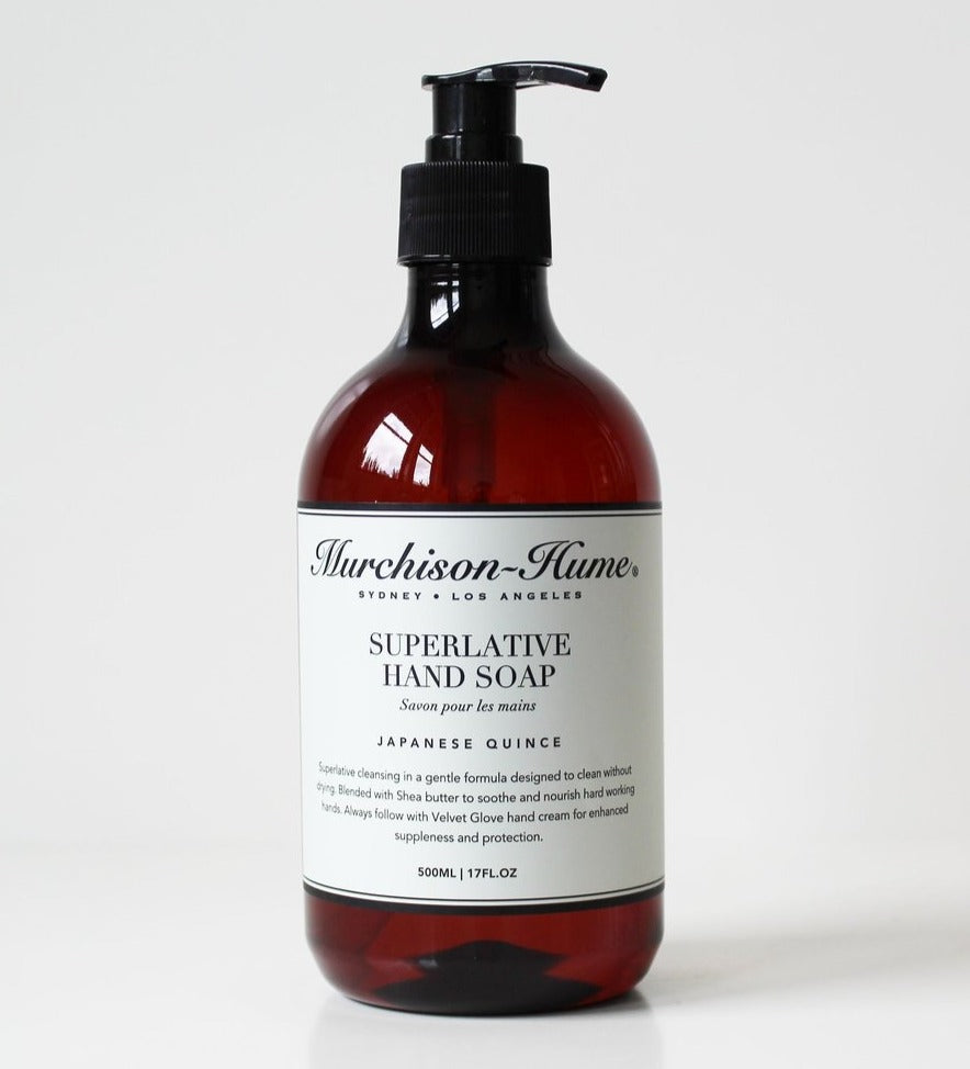 Murchison Hume Premium Liquid Hand Soap - Original Fig Scent, 17oz Pump Bottle | Gentle Cleansing for Home, Kitchen & Bathroom