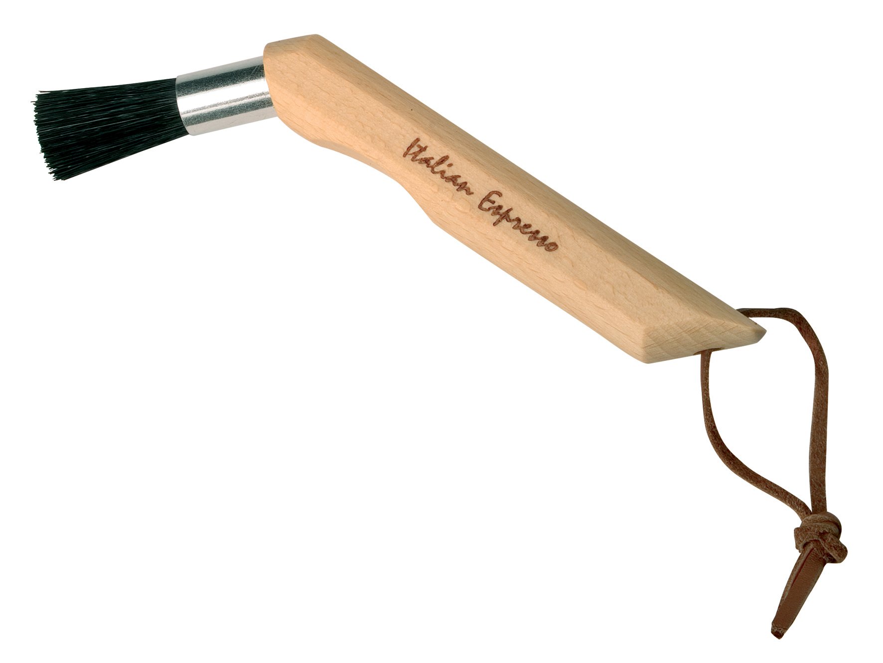 Redecker Natural Pig Bristle Espresso Maker Cleaning Brush with Oiled Beechwood Handle - 6.6 Inch - Perfect for Coffee Machine, French Press, and Moka Pot Maintenance