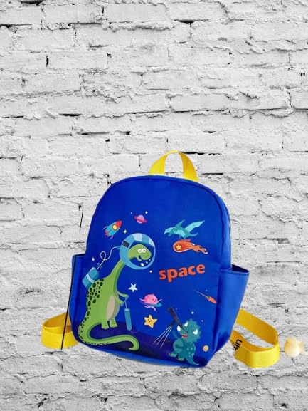 Dinosaur Print Fashion Backpack for Kids - Cartoon School Bag for Kindergarten Boys & Girls, 24x20x10cm - Perfect for School, Travel & Daily Use