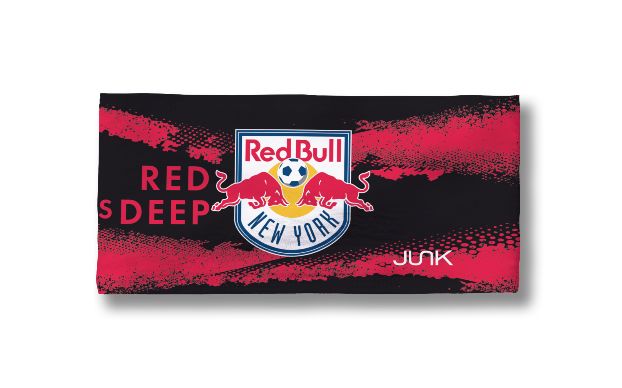 New York Red Bulls Rally Cry Big Bang Lite Headband - Adjustable Sports Headband for Running, Soccer & Workouts - Moisture Wicking & Comfortable for Men & Women