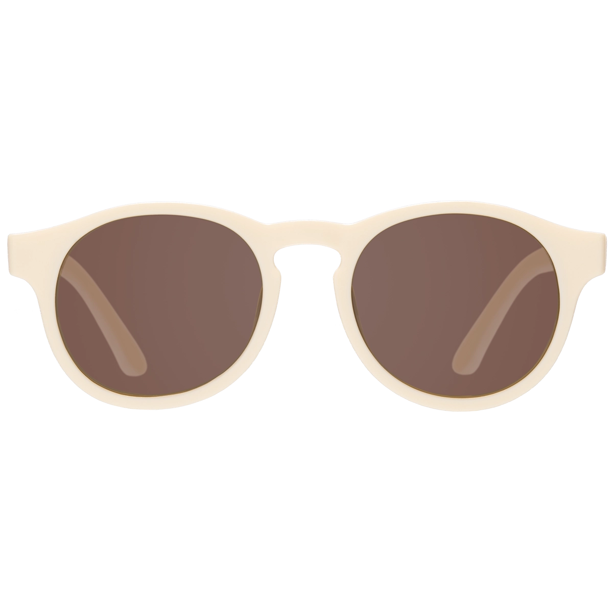 Baby & Kids Sweet Cream Keyhole Sunglasses with Amber Lens - UV Protection for Outdoor Play, Beach & Summer Activities