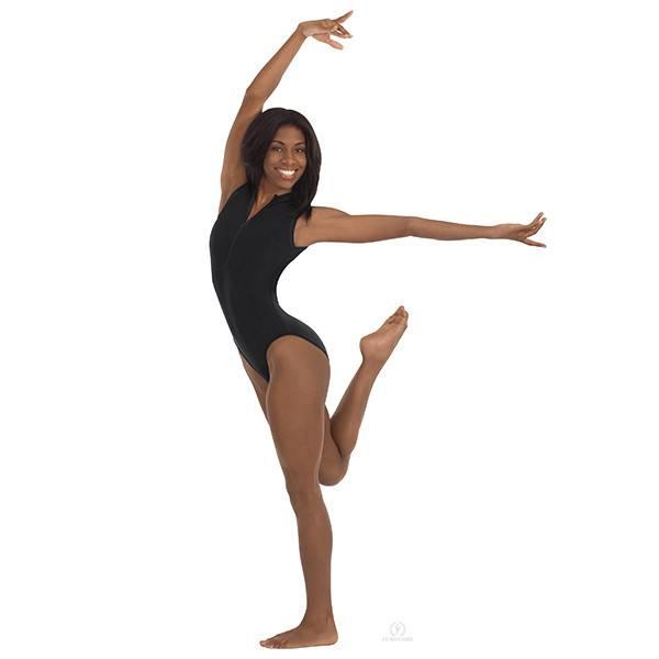 Eurotard Adult Zipper Front Leotard - Stretch Ballet Dance Leotard for Women & Girls - Perfect for Ballet, Jazz, Gymnastics & Dance Classes