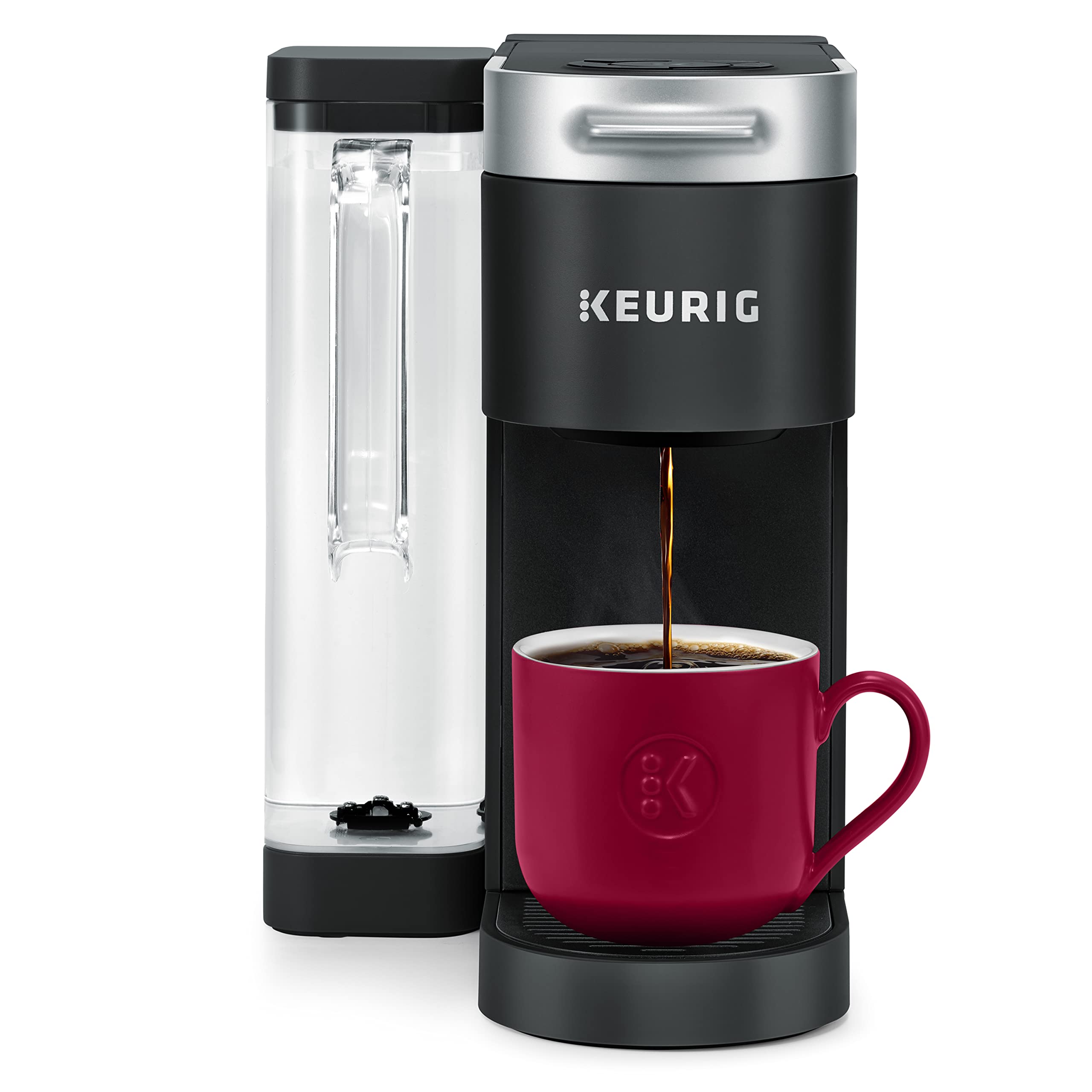 Keurig K-Supreme Single Serve K-Cup Pod Coffee Maker with MultiStream Technology - Fast Brewing, 5 Cup Sizes, Iced Coffee Option - Perfect for Home, Office & Dorm Use (Black)