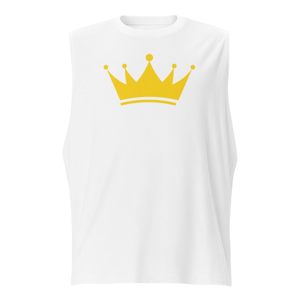 Sober King Majesty Muscle Shirt for Men - Premium Workout & Gym Tank Top - Perfect for Bodybuilding, Fitness Training & Casual Wear