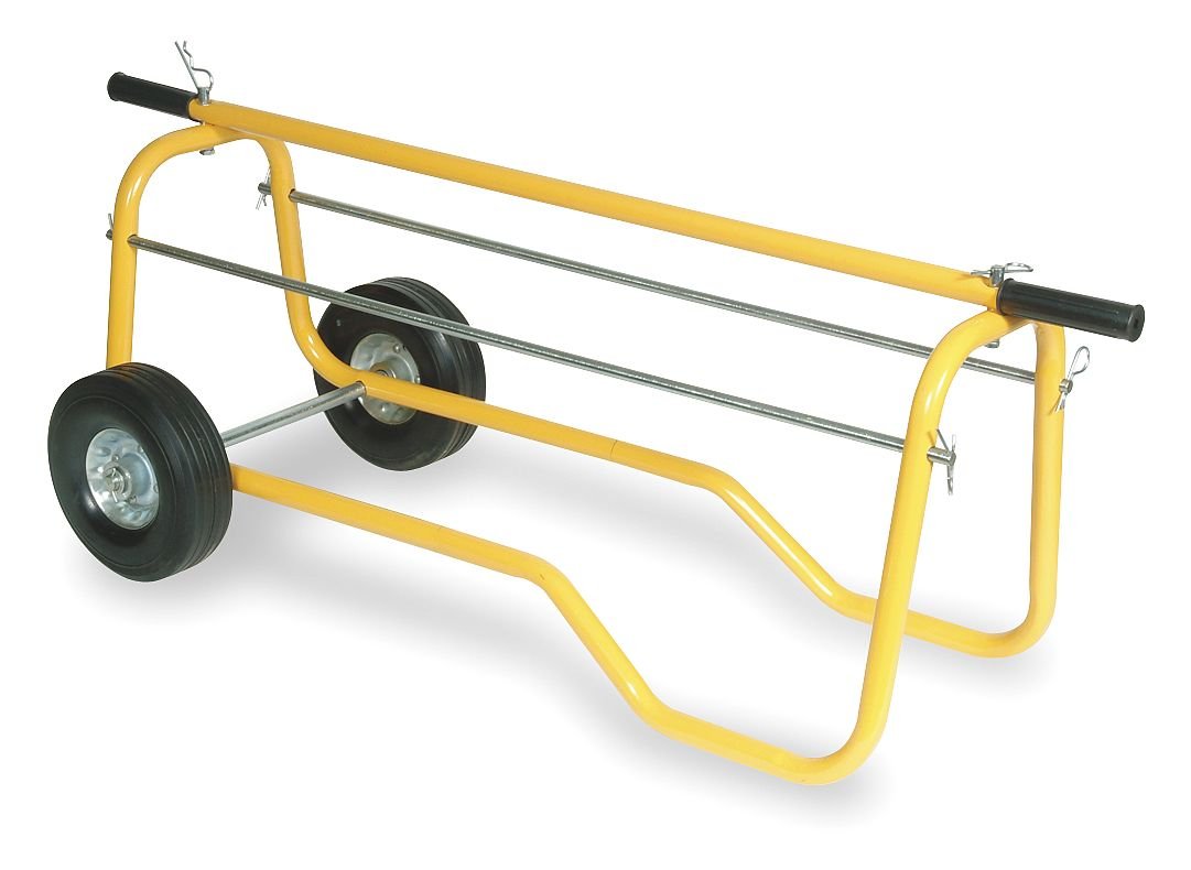 Heavy-Duty Wire Tote with Wheels - 120 lb Capacity Rolling Utility Cart for Groceries, Laundry & Warehouse Use