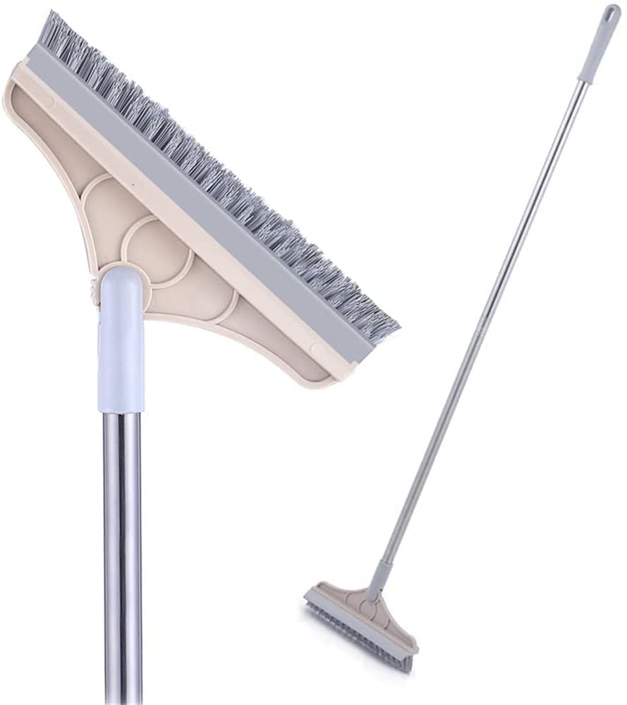 2 in 1 Floor Scrub Brush with Long Handle (53.5