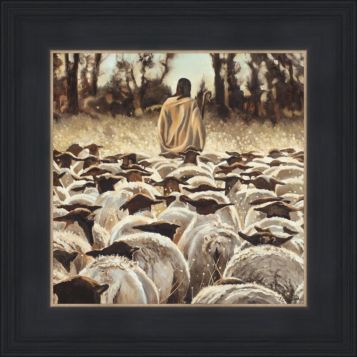 Be Ye Followers of Me - Inspirational Christian Wall Art for Home & Church Decor | Perfect for Living Room, Bedroom & Office