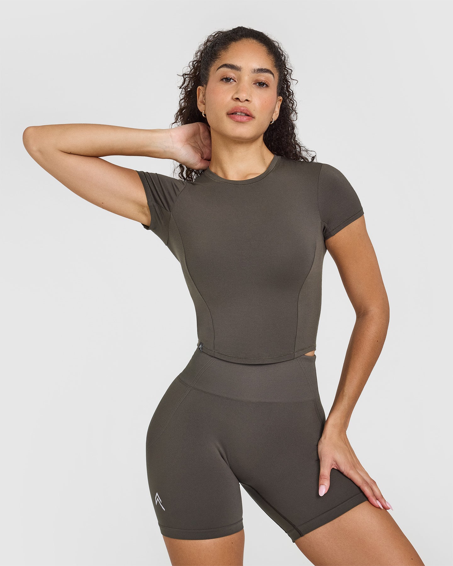 Mellow™ Soft Mid Short Sleeve T-Shirt for Men & Women | Comfortable Cotton Tee in Deep Taupe | Casual Wear, Lounge & Everyday Outfits