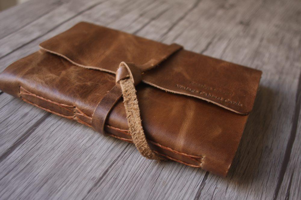 Personalized Engraved Genuine Leather Sketchbook Journal - Handmade Writing Notebook for Artists, Writers & Students - Perfect Gift for Birthdays, Anniversaries & Graduations