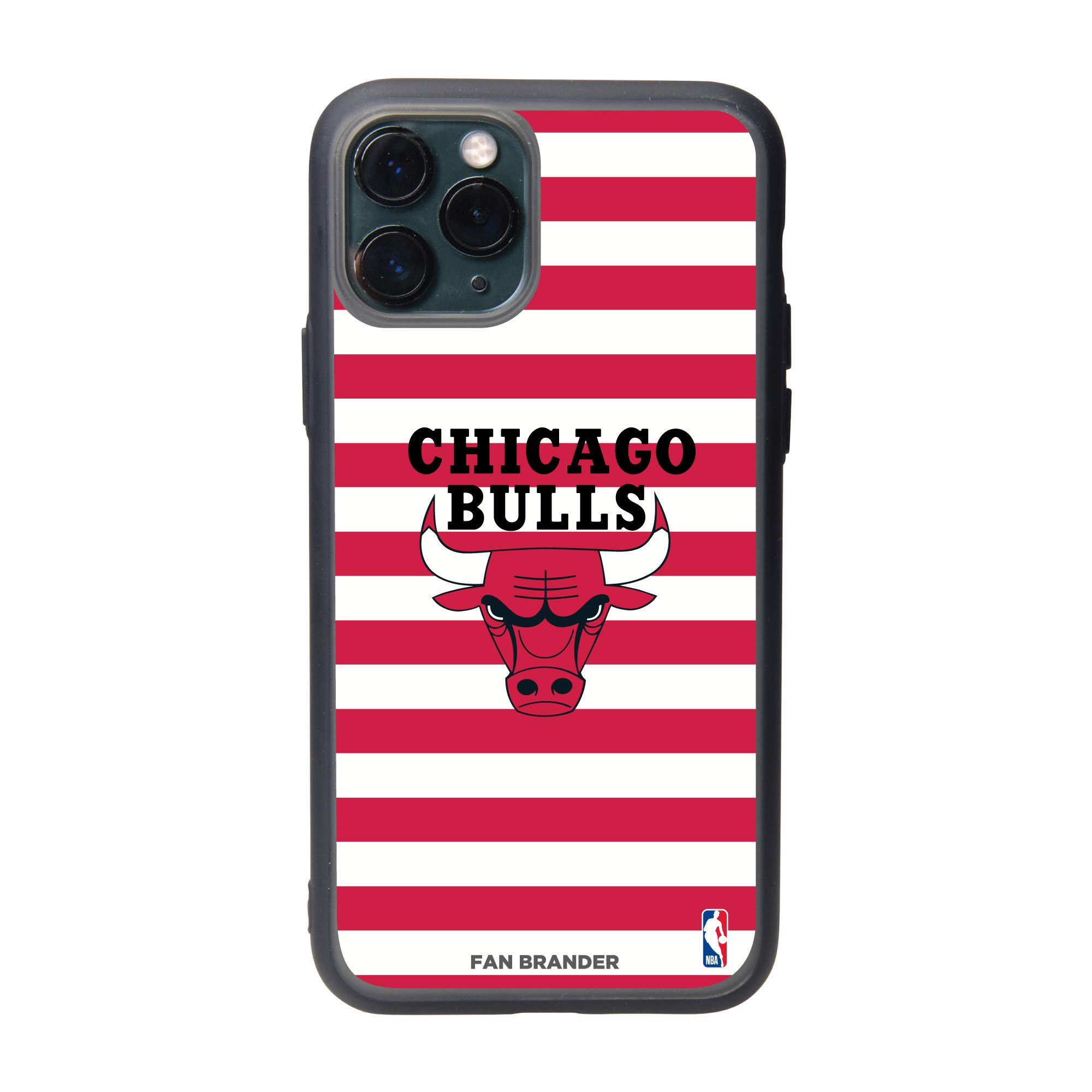 NBA Team Logo Phone Case - Premium Black with Stripes Design for iPhone & Samsung - Perfect for Basketball Fans & Game Day Accessories
