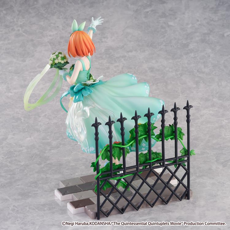 EStream Shibuya Scramble 1/7 Scale Figure - The Quintessential Quintuplets Movie Yotsuba Nakano (Floral Dress Ver.) Anime Collectible Statue for Display & Home Decoration