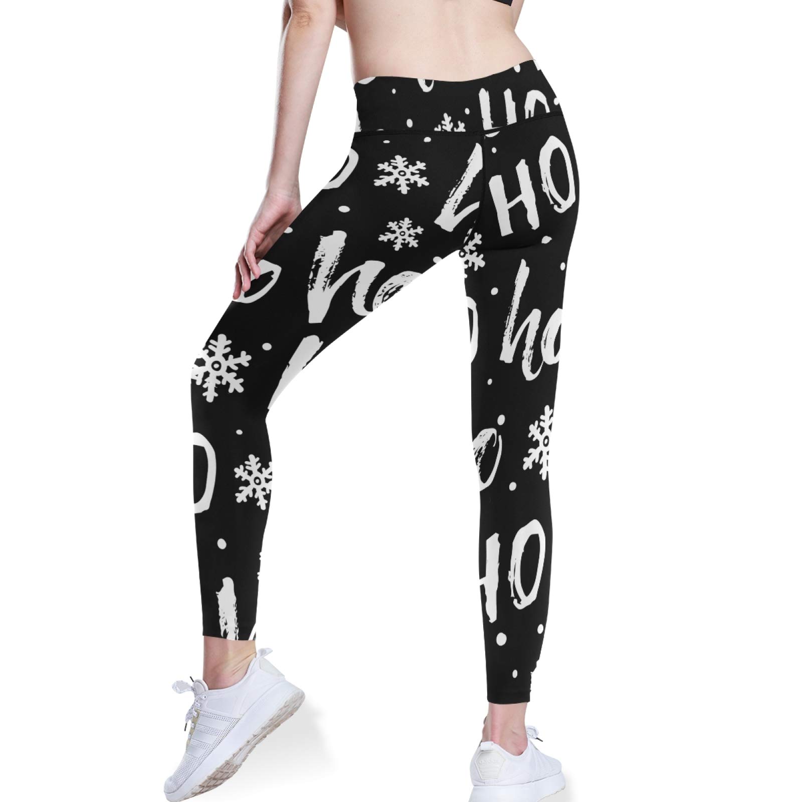 Santa Claus Yoga Pants - High Waist Tummy Control Leggings for Women, Workout & Running