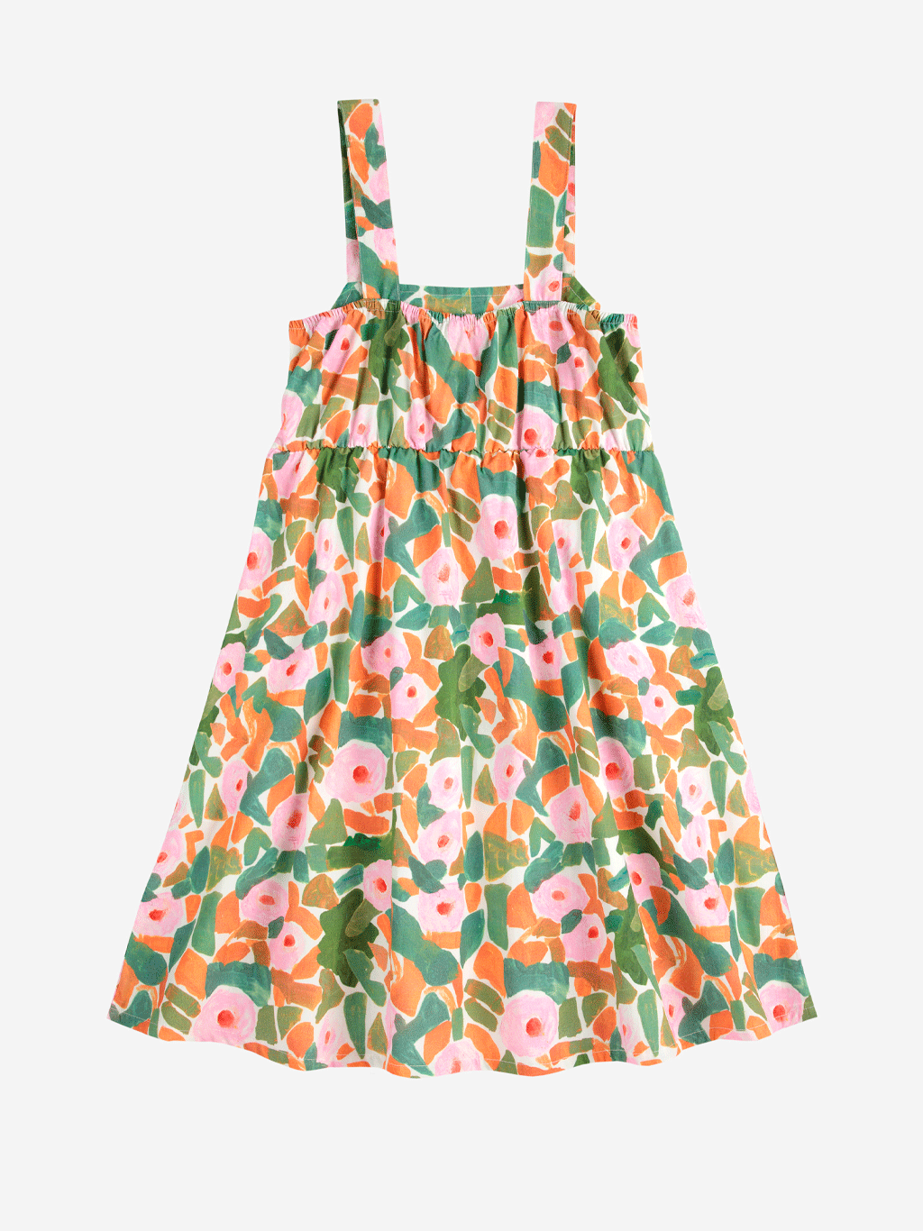 Bobo Choses Floral Strap Dress for Women - Summer Boho Maxi Dress with Adjustable Straps | Perfect for Beach Vacations, Garden Parties & Date Nights