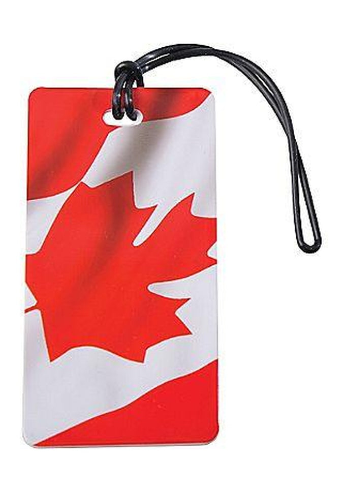 Premium Austin House Canada Flag Luggage Tag - Durable Travel Accessory for Suitcases, Backpacks & Bags - Perfect for Travelers, Vacation & Airport Identification