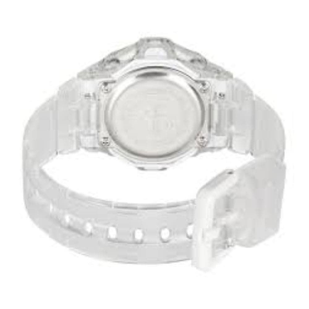 CASIO BABY-G BG-169R-7EDR Digital Quartz Watch for Women - Transparent Resin Band, Shock Resistant, Water Resistant - Perfect for Sports, Outdoor Activities and Everyday Wear