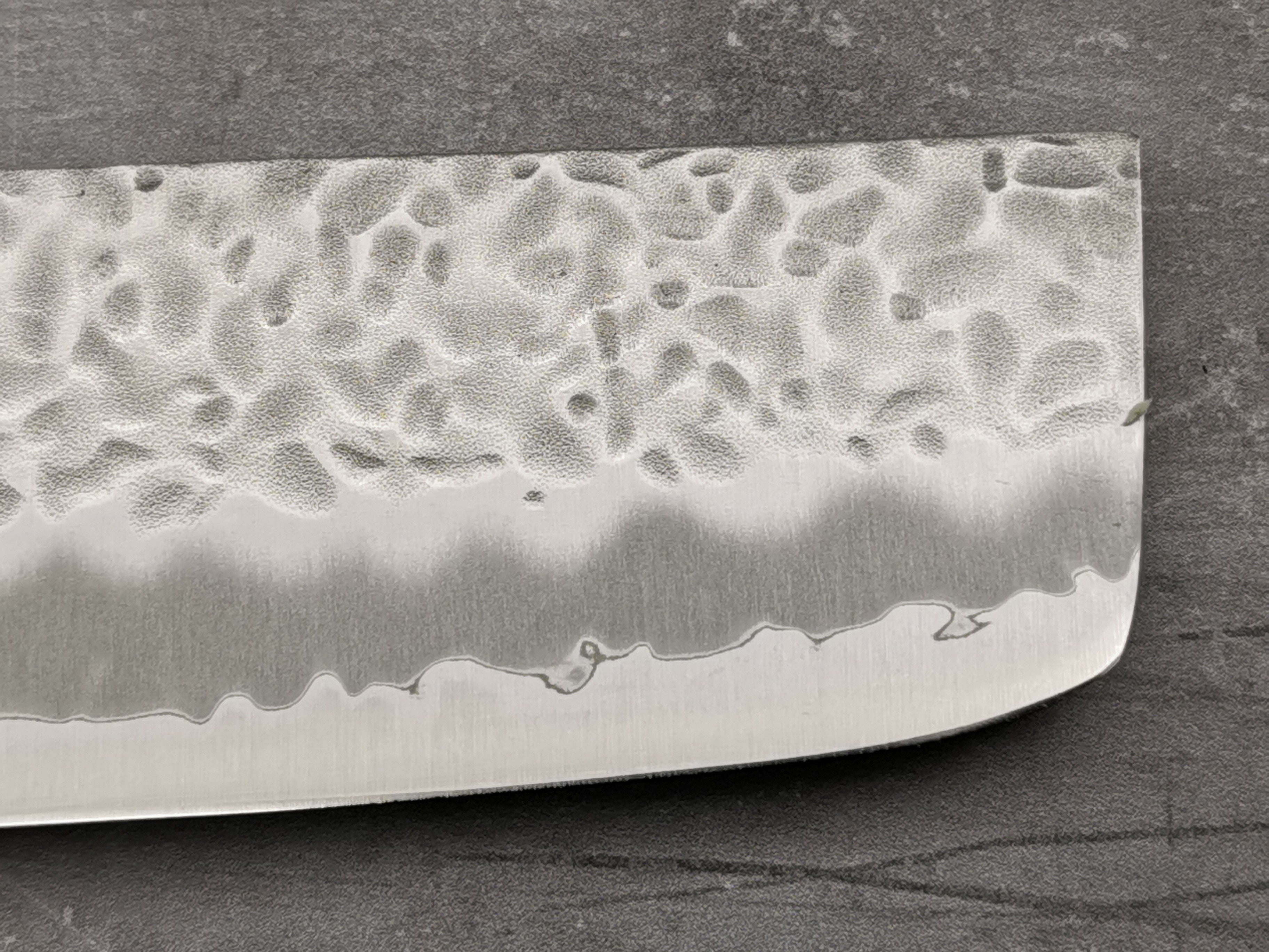 Premium Japanese Nakiri Knife - Kaneshige Hamono White #1 Tsuchime - Professional Chef's Vegetable Knife for Slicing, Dicing & Chopping - Perfect for Home Kitchens & Sushi Restaurants