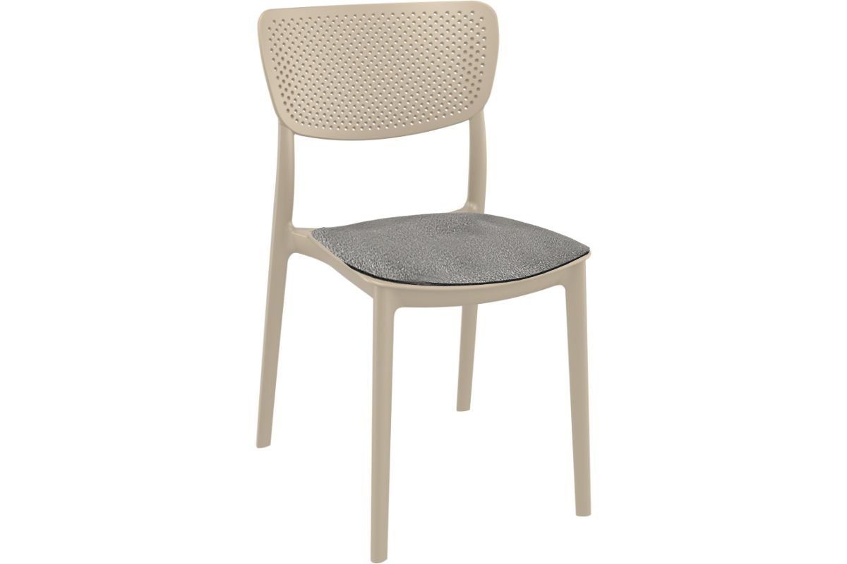 Stackable Lucy Dining Chair - Indoor/Outdoor Use for Restaurants, Cafes, and Home Patios | Durable & Stylish Seating Solution