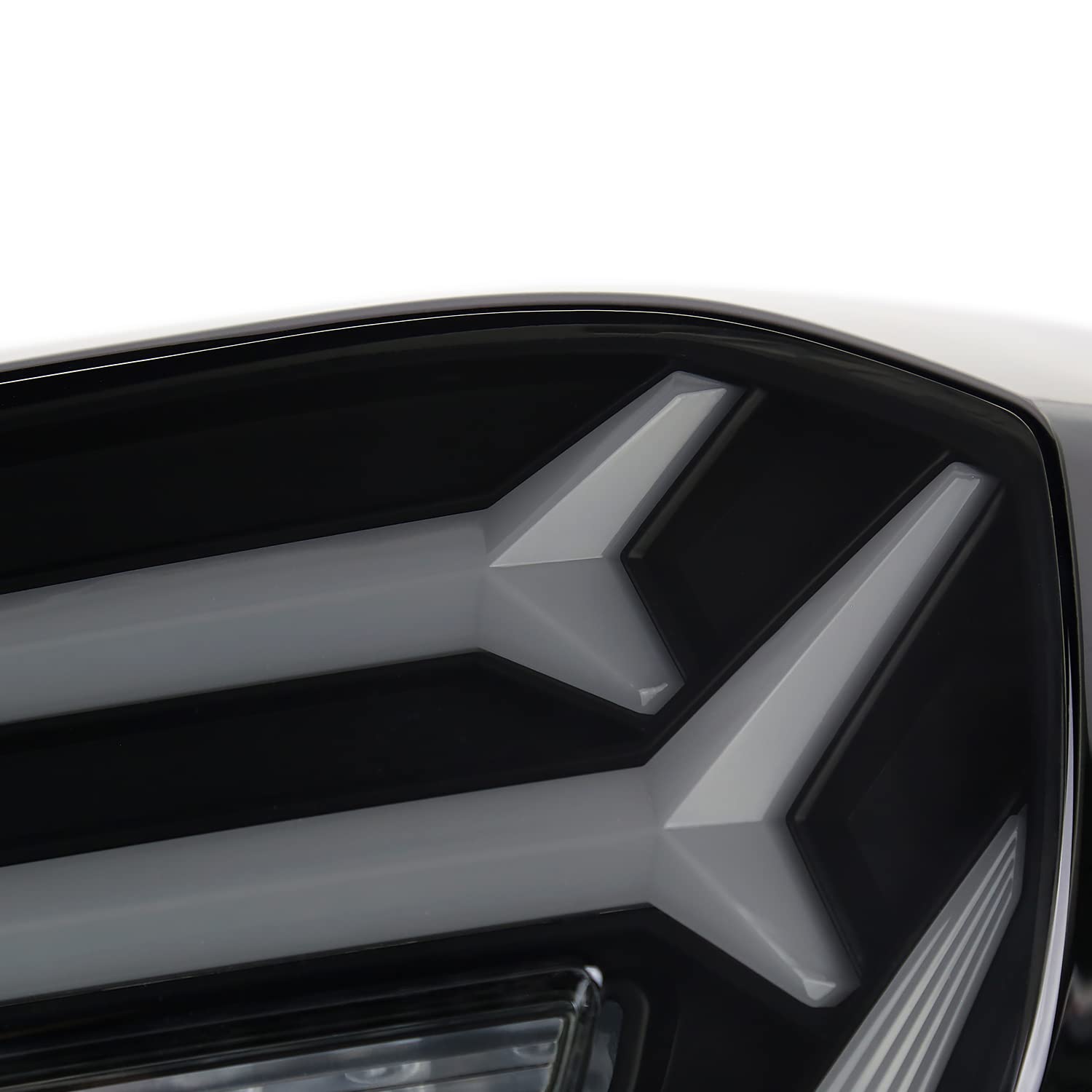 Spec-D Tuning Black Smoke LED Sequential Tail Lights with White Light Bars & Startup Animation for 2018-2022 Honda Accord 4-Door Sedan - Left & Right Pair Assembly - Upgrade Your Car's Style & Visibility for Night Driving & Custom Look