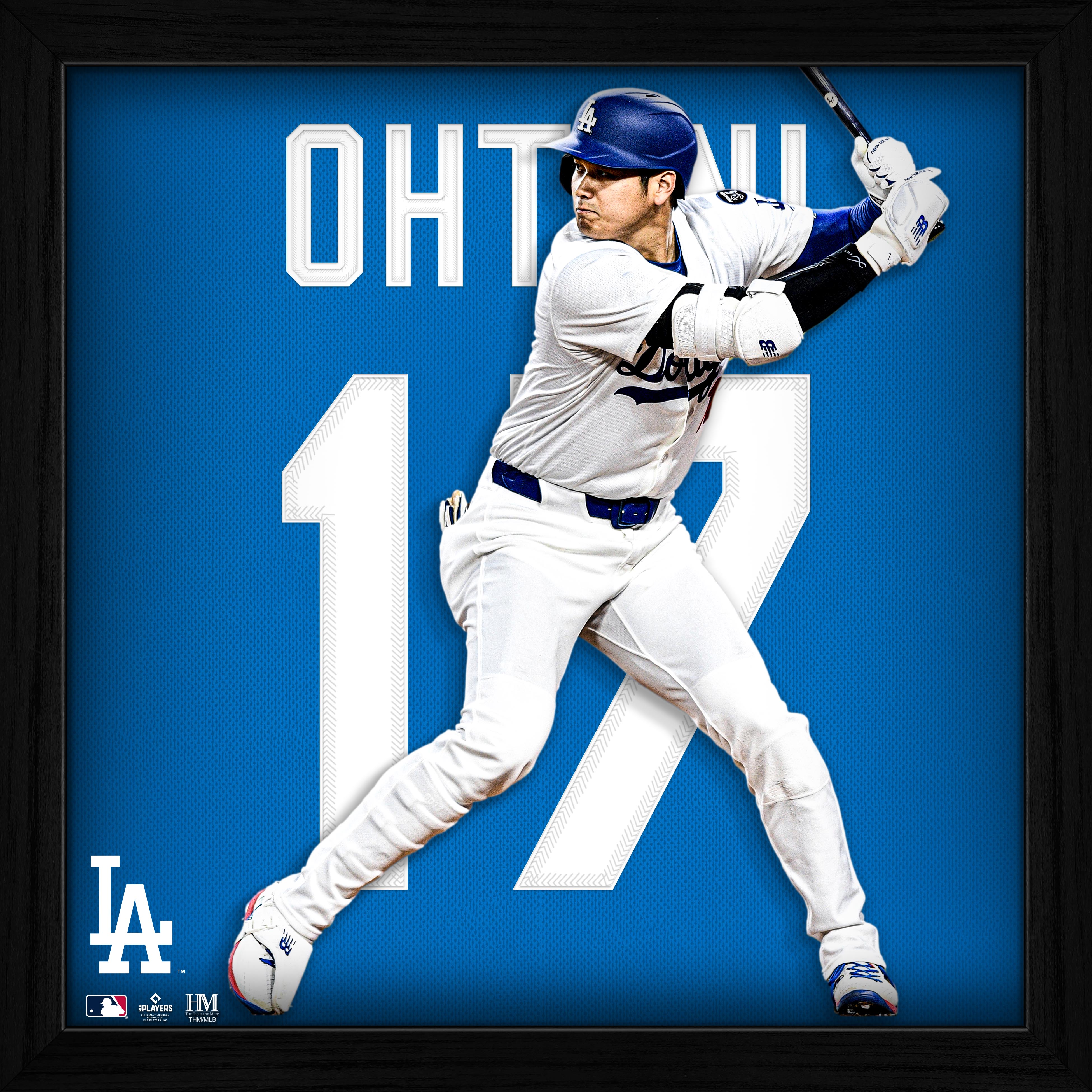 Shohei Ohtani Los Angeles Dodgers IMPACT Jersey Display Frame - Perfect for Sports Memorabilia Collection, Man Cave Decor & Baseball Fan Gifts