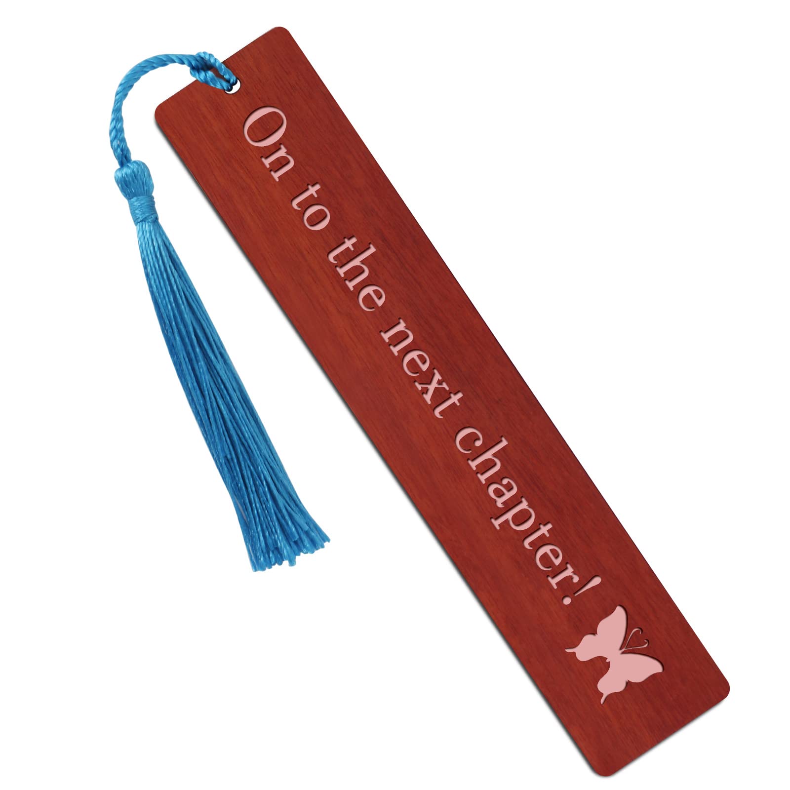 Custom Engraved Wooden Bookmarks - Personalized Gifts for Women, Teachers, Friends & Book Lovers - Perfect for Reading, Book Club Favors & Thoughtful Presents
