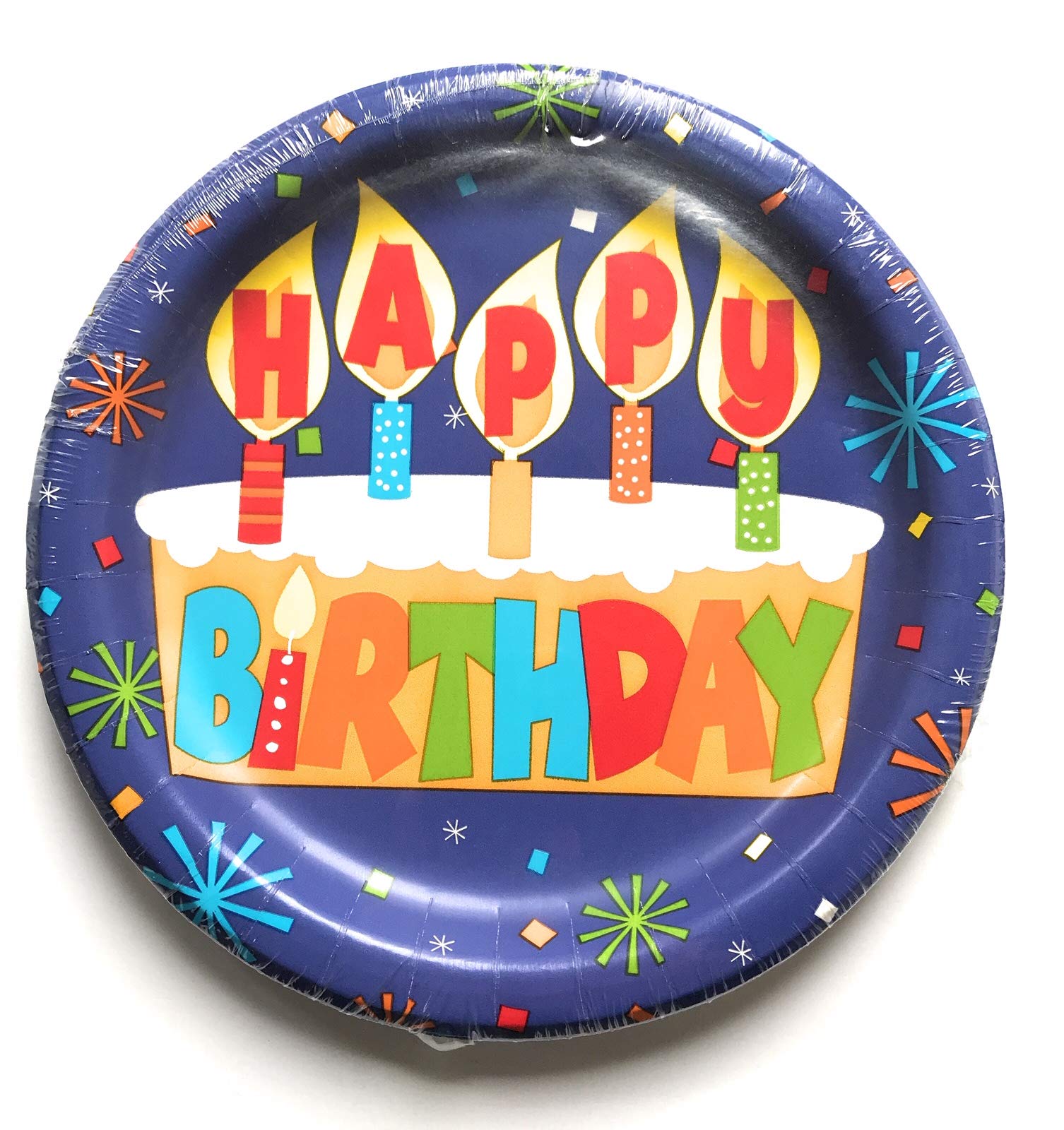 Happy Birthday Party Supplies - Cute Themed Paper Plates & Napkins Set (Multiple Designs & Sizes) - Bulk Value Pack for Birthday Celebrations, Baby Showers & Special Events