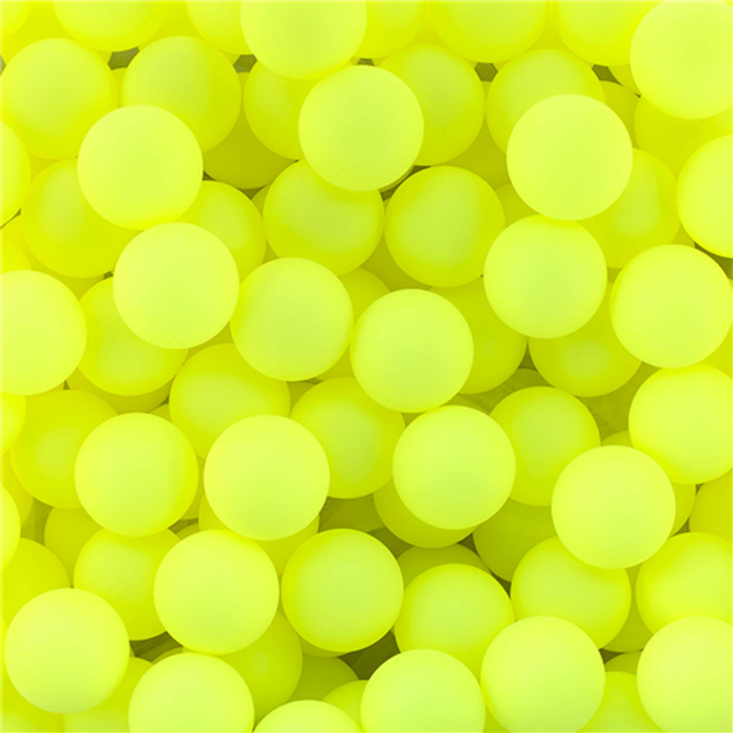Freyamall 150Pcs 40mm Premium Plastic Table Tennis Balls - Professional Training Ping Pong Balls for Practice & Tournaments | Durable Yellow Ping-Pong Balls for Indoor/Outdoor Play, Party Games & Lottery Draws
