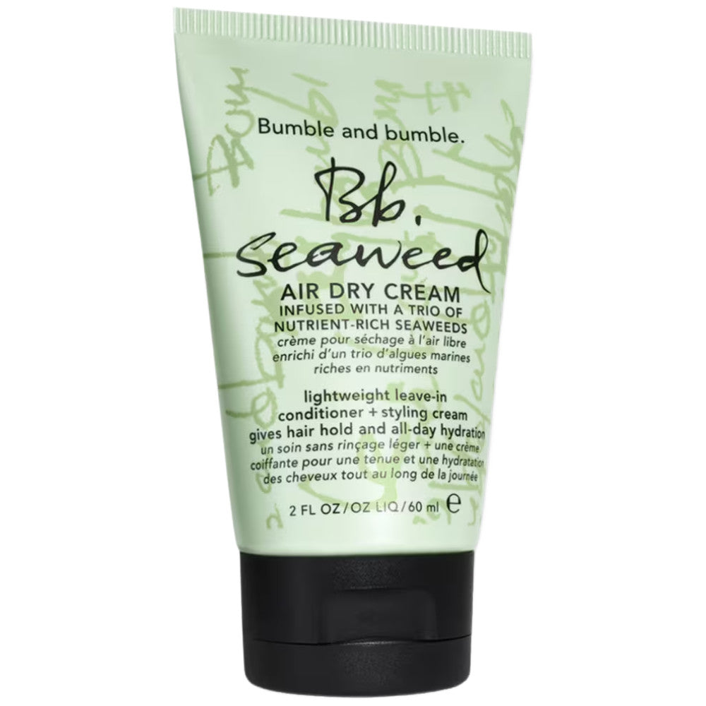 Bumble and Bumble Seaweed Air Dry Cream - Lightweight Styling Cream for Frizz-Free, Natural Waves - Perfect for Beachy, Effortless Hair at Home or On-The-Go