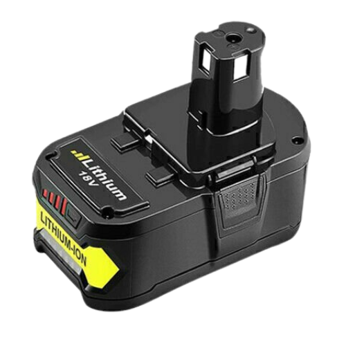 Ryobi P108 18V One+ Plus Replacement Battery - Compatible with Ryobi 18V Power Tools - Perfect for Drills, Saws, and Outdoor Equipment
