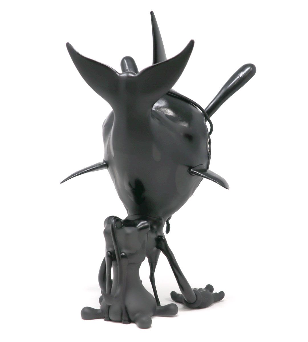 Scared Stair Monster Midnight Edition by Craola - Spooky Halloween Decor for Kids & Adults - Perfect for Haunted House & Party Decorations