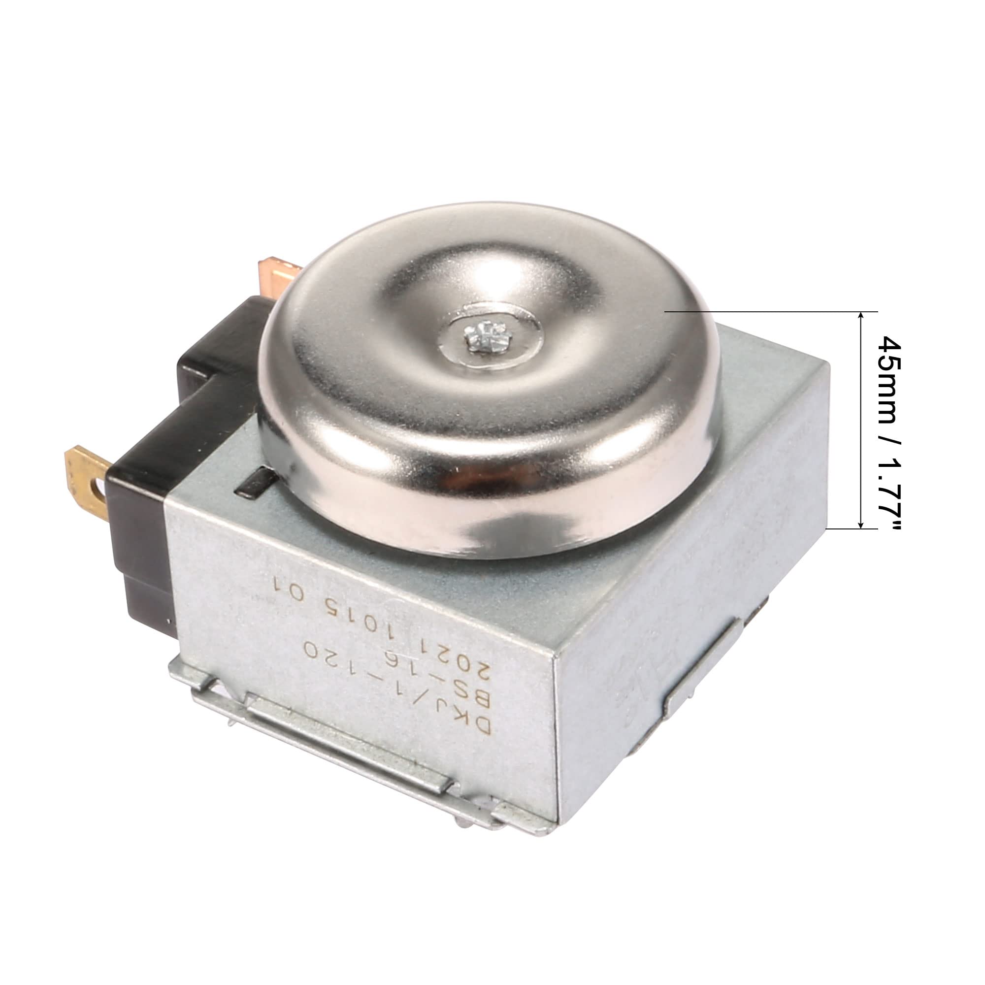 uxcell 120M Timer Switch with Round Shaft - 120 Minute Countdown Controller for Microwave Oven & Kitchen Appliances | Perfect for Cooking, Baking & Home Use
