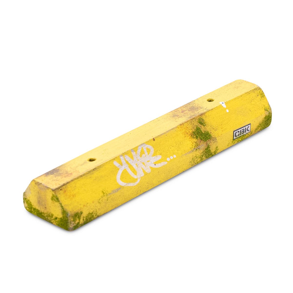 High Level Fingerboard Ramps - Cement Skateboard Parking Block with Graffiti Design | Perfect for Finger Skateboarding, DIY Skate Parks & Urban Street Style Decor