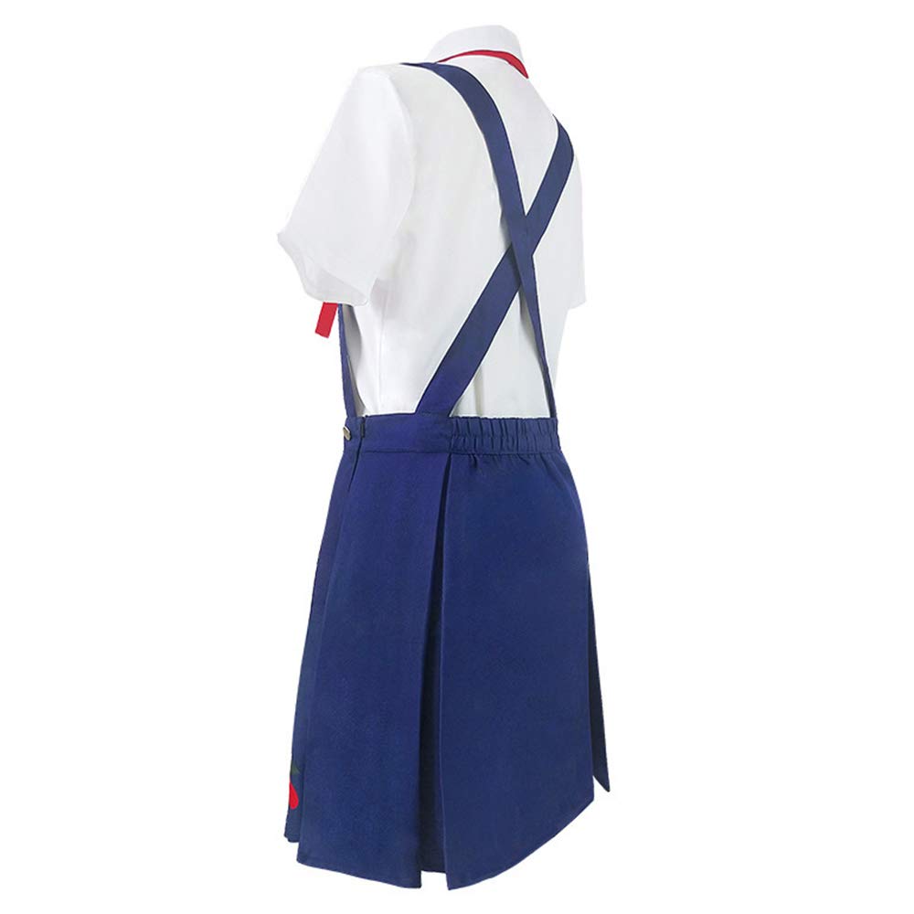 Bakemonogatari Mayoi Hachikuji Anime Cosplay Costume - Japanese School Uniform Outfit for Halloween Party, Anime Conventions & Roleplay Events
