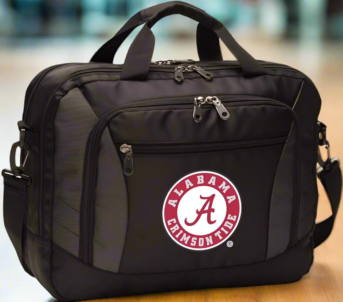 Official Alabama Laptop Messenger Bag - Durable Computer Bag for Work, School, and Travel - Perfect for Professionals and Students