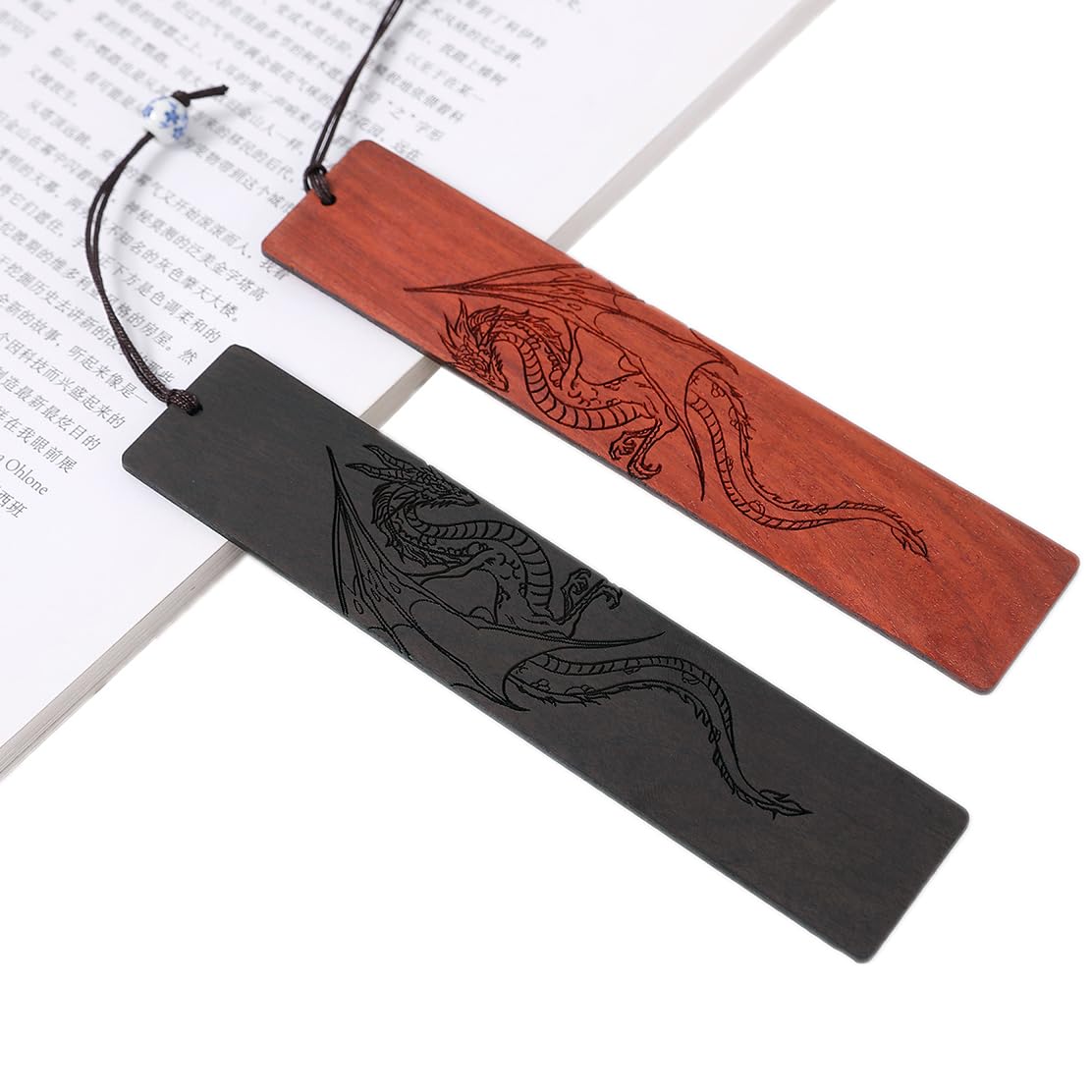 Dragon Bookmark for Men & Kids - Cool Fantasy Bookmark Gift for Readers, Book Lovers, Boys & Adults - Perfect for Reading, Gifts, & Book Accessories (Dragon Design)