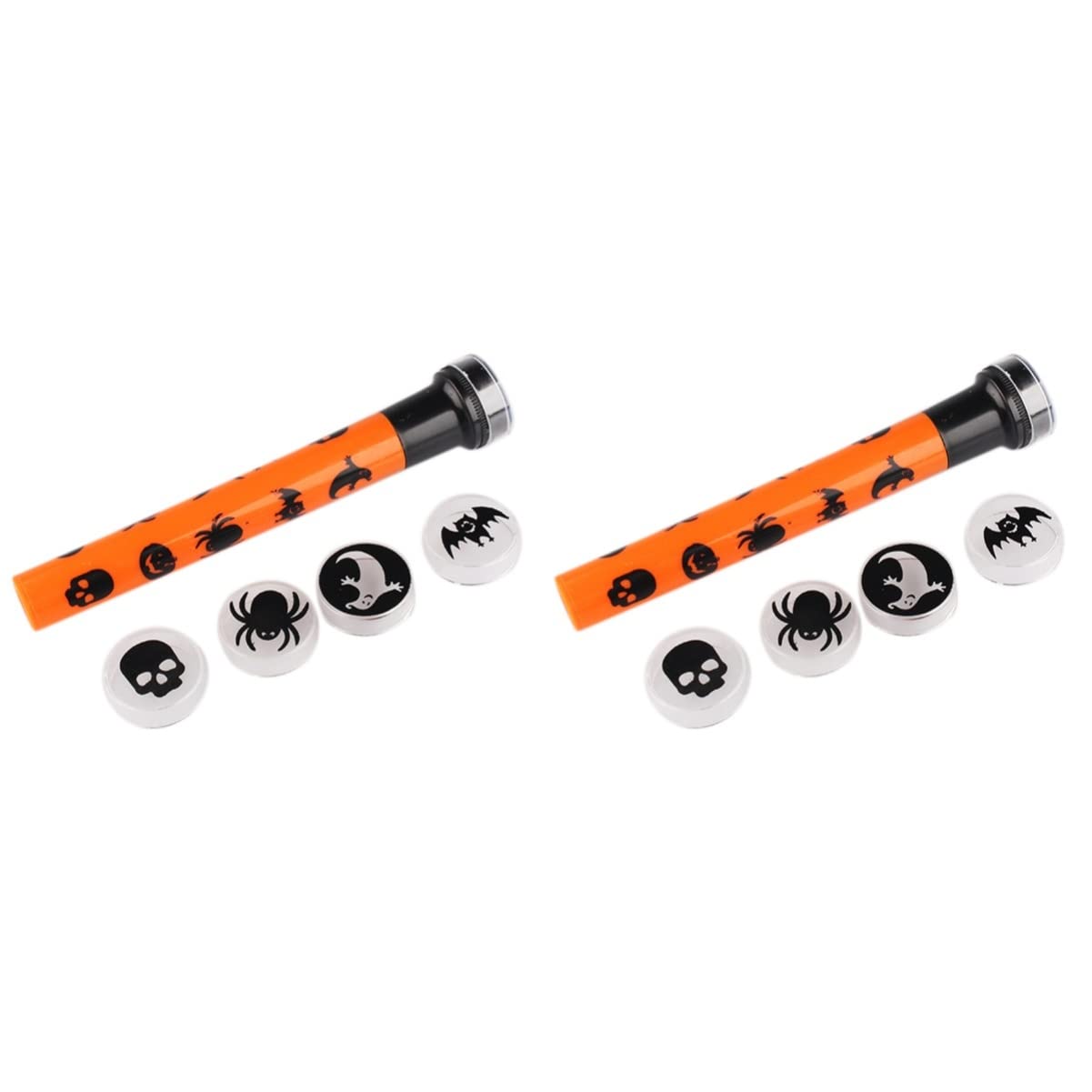 PRETYZOOM 2-Pack Halloween Flashlight Projector - Pumpkin LED Lamp for Trick or Treat, Parties & Home Decor | Spooky Lighting for Kids & Adults