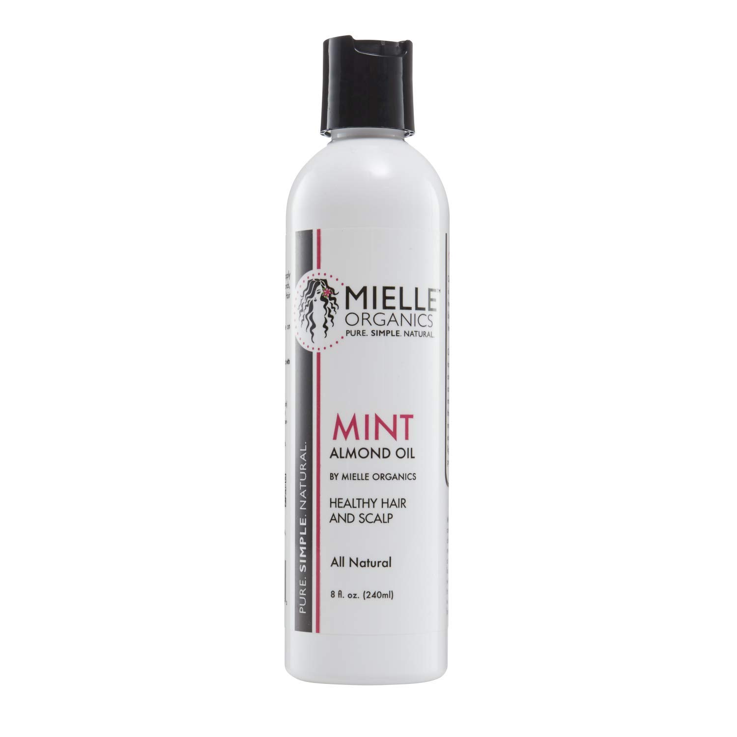Pure Organic Mint Almond Oil for Hair & Skin Care - Natural Moisturizer & Aromatherapy for Relaxation & Spa Use