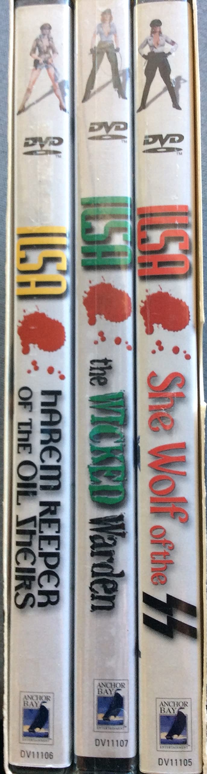 Ilsa Collection DVD Set - She Wolf of the SS, Harem Keeper of the Oil Sheiks, The Wicked Warden - Cult Classic Exploitation Films for Movie Collectors & Vintage Cinema Lovers