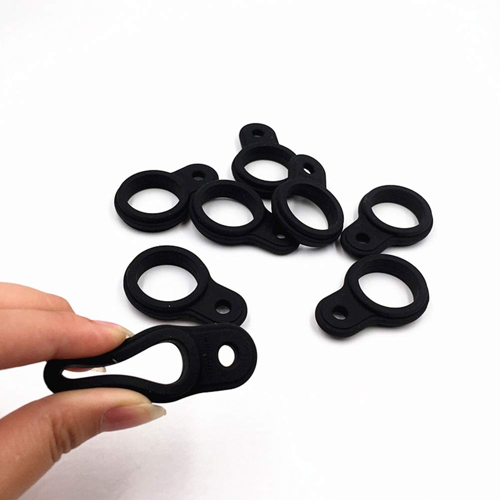 LIOOBO Silicone Water Bottle Hook - Durable Hanging Clip for Keys, Bottles & Bags | Perfect for Gym, Hiking & Travel Accessories