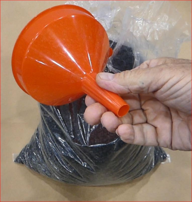 HYSKORE #30203 Shooting Rest Bag Fill - 5 lbs Lightweight Granular Plastic Pellets with Funnel for Rifle & Gun Support - Perfect for Hunting, Target Practice & Range Shooting