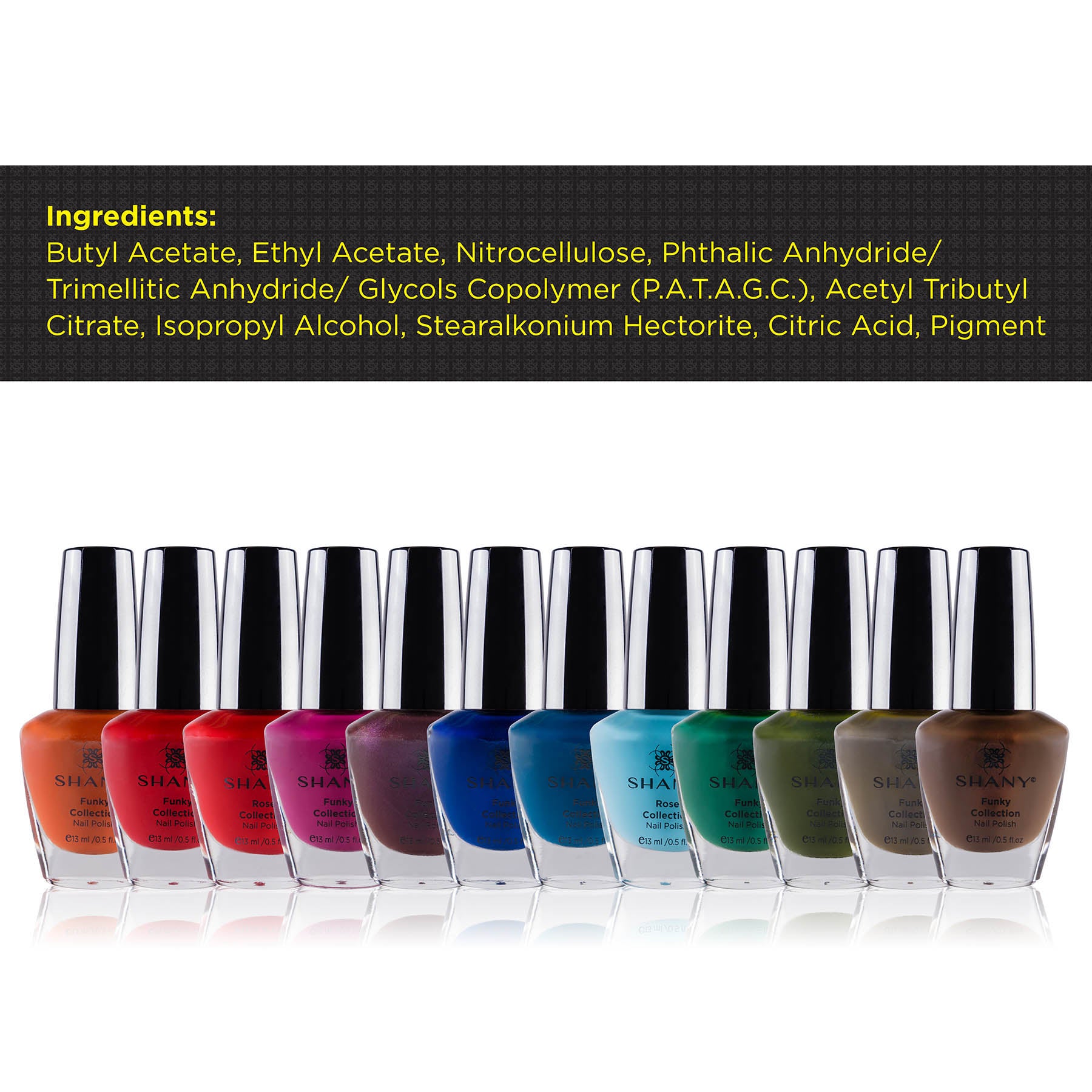 12 Colors Long Lasting Nail Polish Set - Non-Toxic Quick Dry Nail Lacquer Kit for Women, Perfect for Manicures, Pedicures & Nail Art Designs at Home or Salon