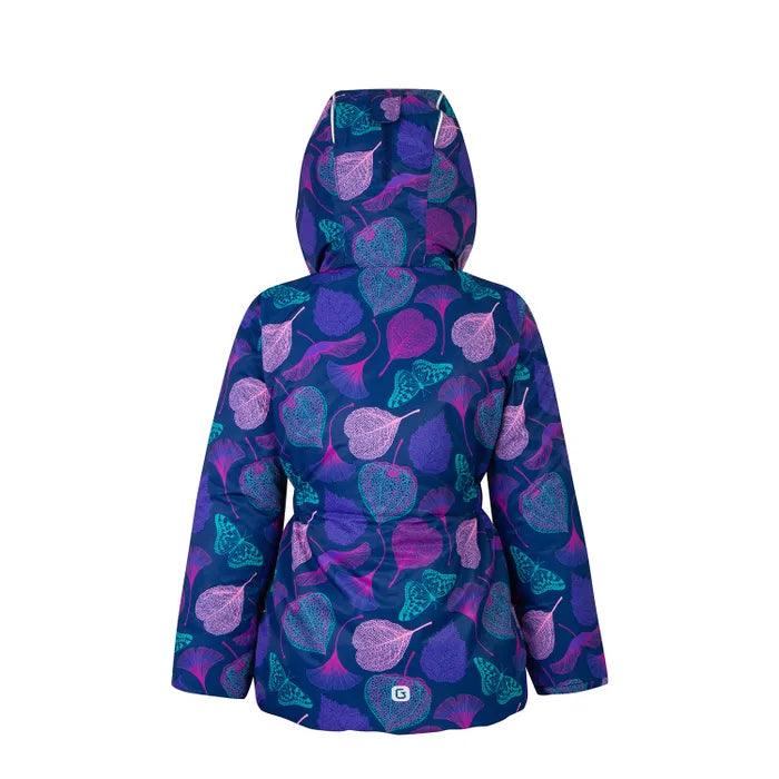 Gusti Girls Snowsuit Blossoms - Waterproof Winter Snowsuit for Toddler to Teen (3T to 13/14Y) - Perfect for Skiing, Sledding & Outdoor Winter Activities
