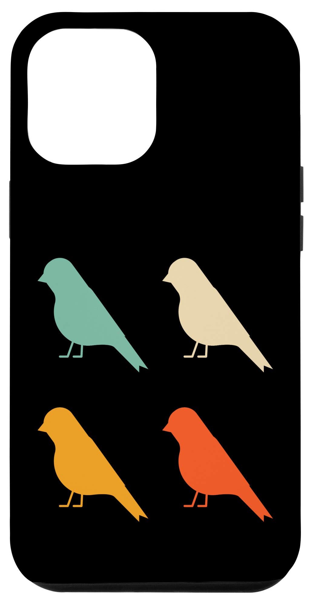 iPhone 12 Pro Max Case - Vintage Canary Bird Design - Perfect Gift for Bird Lovers & Animal Keepers - Durable Protective Phone Cover for Daily Use, Travel & Outdoor Activities