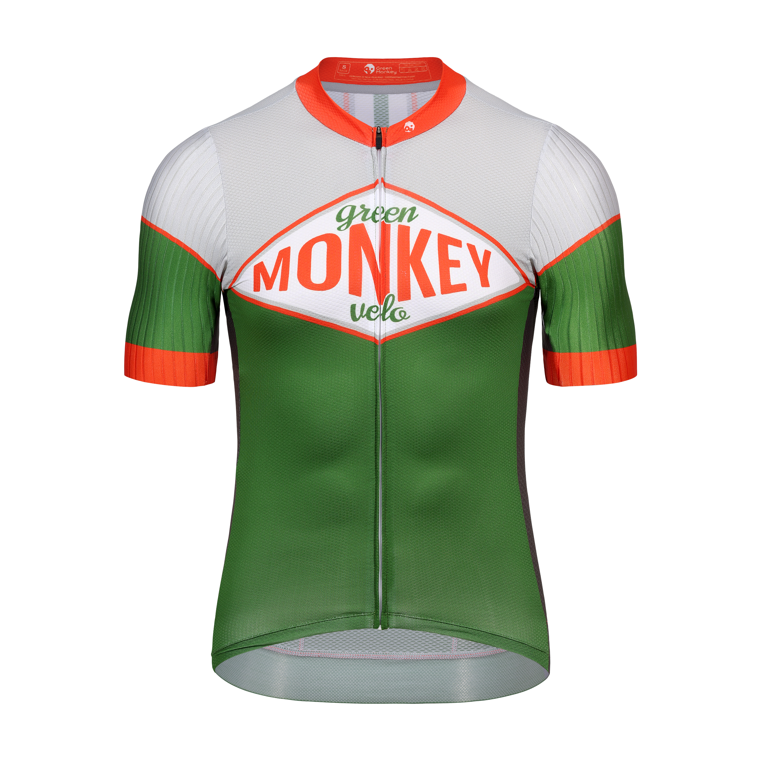 Retro Racer Podium Jersey - Green Cycling Shirt for Men & Women | Vintage Style Bike Racing Jersey | Perfect for Cycling Competitions & Outdoor Sports