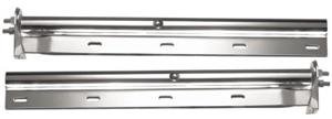 2 Pack Stainless Steel Straight Spring Loaded Mud Flap Hangers - Heavy Duty Truck & Trailer Accessories for Off-Road Protection