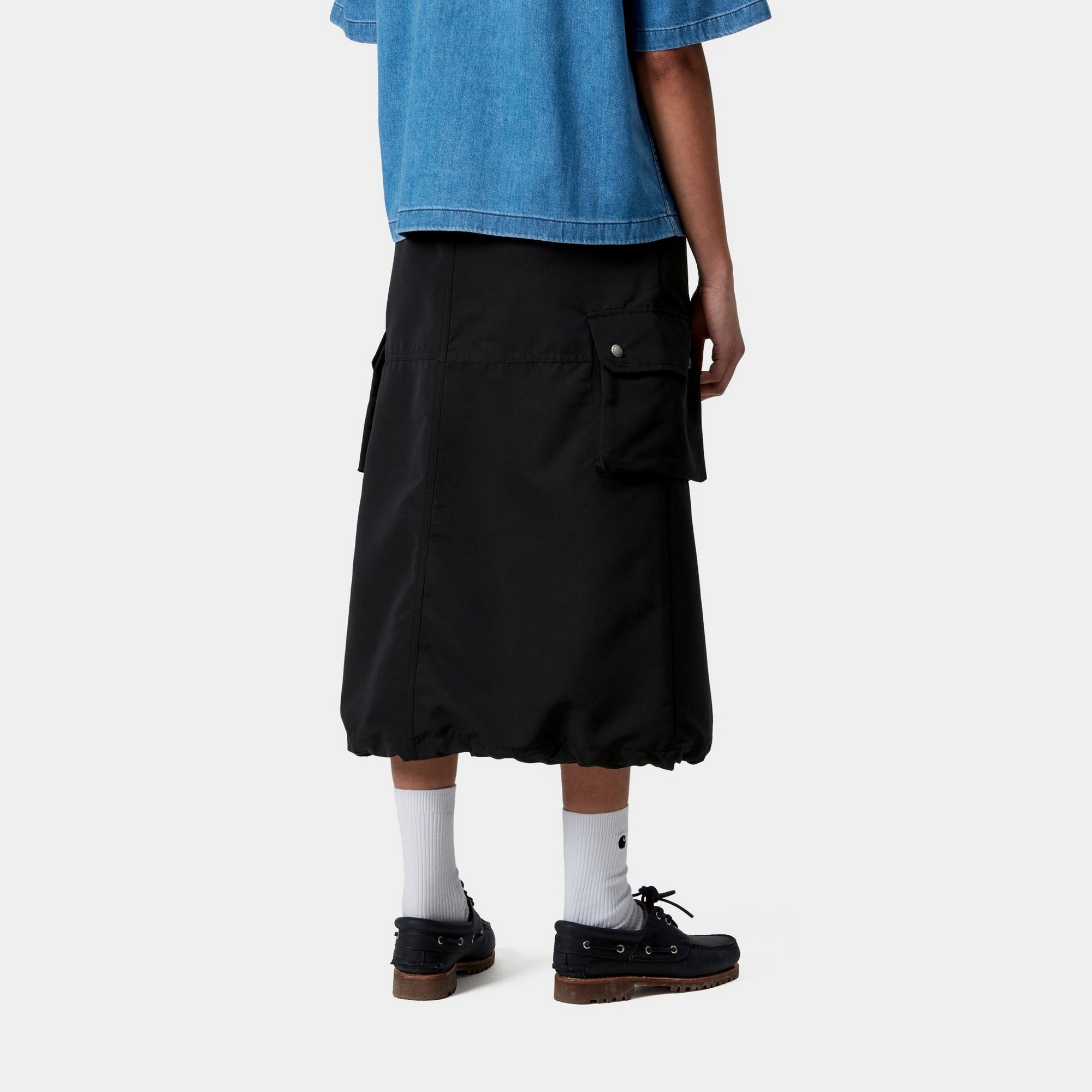 Irwin Skirt for Women - Classic Black Midi Skirt | Elegant & Comfortable Stretch Fabric | Perfect for Office, Casual Wear & Date Nights